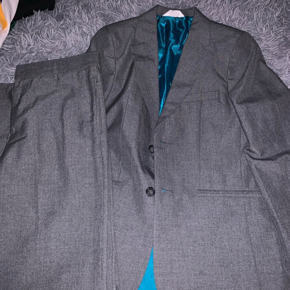 Grey suit